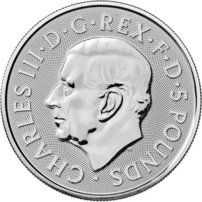 Tudor Beasts Greyhound of Richmond - 2 Oz - hopeinen sijoituskolikko
