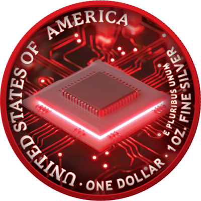 American Eagle, AI Awareness - 1 Oz - hopea keräilykolikko