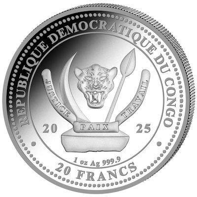 Leijona (2025) - 1 Oz - hopeinen keräilykolikko