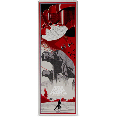 Star Wars: The Last Jedi (2025) - 3 Oz - hopeinen keräilykolikko