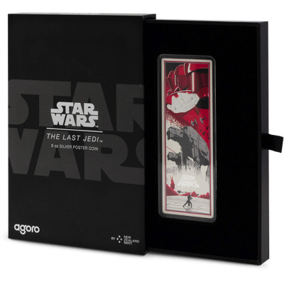 Star Wars: The Last Jedi (2025) - 3 Oz - hopeinen keräilykolikko