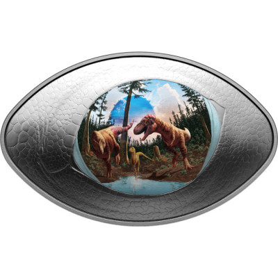 Dinosauruksen silmä (2025) - 1 Oz - hopeinen keräilykolikko