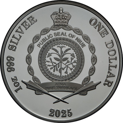 Muukalaisten sieppaus (2025) - 1 Oz - hopeinen keräilykolikko