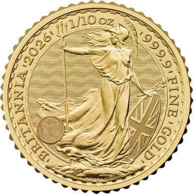 Britannia (2026) - 1/10 Oz - sijoituskolikko
