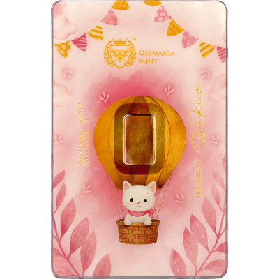 Germania Mint - Birth of a Child (Girl) - 1g - Golden Gift Bar