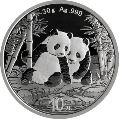Panda (2026) - 30g - hopeinen sijoituskolikko