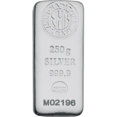 Nadir Metal Rafineri - 250 g - hopea sijoitusharkko