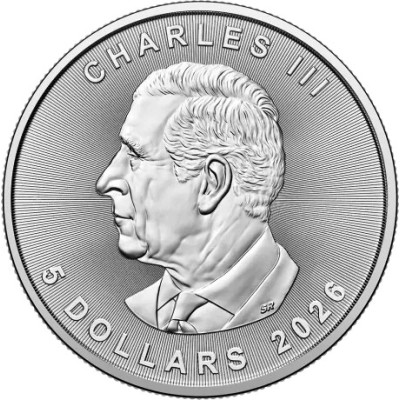 Maple Leaf (2026) - 1 Oz - hopeinen sijoituskolikko
