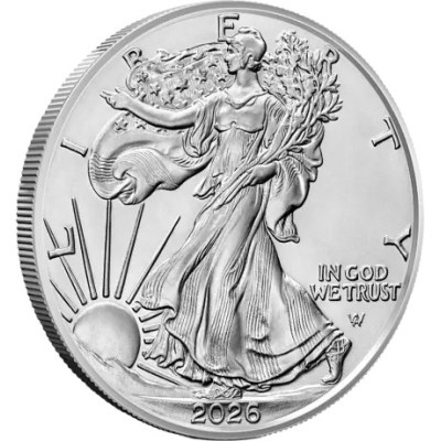 American Eagle (2026) - 1 Oz - hopeinen sijoituskolikko
