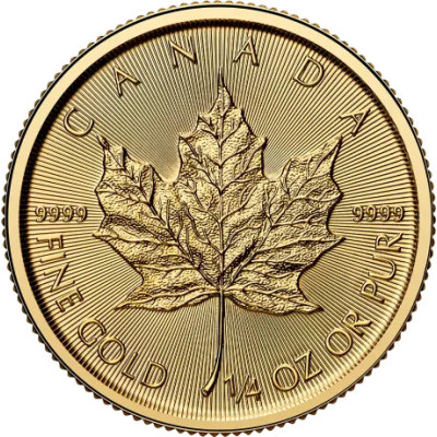Maple Leaf (2026) - 1/4 Oz - kultasijoituskolikko