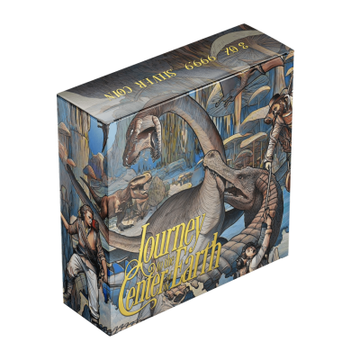 Matka maan keskipisteeseen (2026) - 3 Oz - hopea proof keräilykolikko