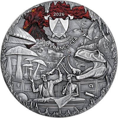 Journey to the Centre of the Earth (2026) - 3 Oz - silver proof collector coin