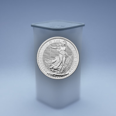 Britannia 1 Oz putki, halkaisija 38,61 mm - tyhjä