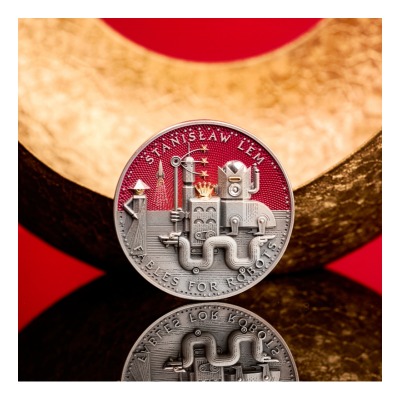 Stanislaw Lem - Fables for Robots - 2 Oz - hopeinen keräilykolikko