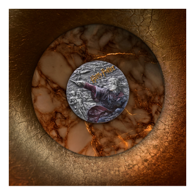 Harry Potter ja tulinen pikari - 2 Oz hopeinen keräilykolikko