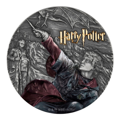 Harry Potter ja tulinen pikari - 2 Oz hopeinen keräilykolikko