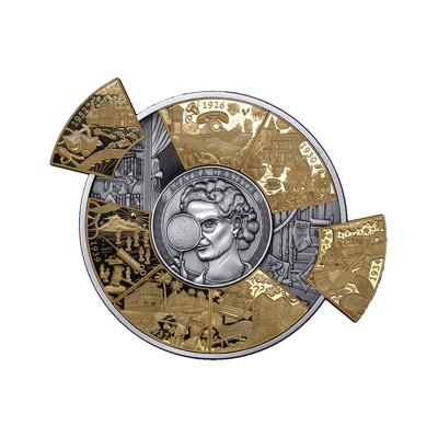 Agatha Christie (2026) - 5 Oz hopeinen keräilypalapelikolikko