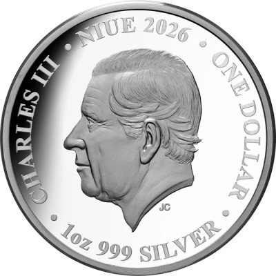 Metsäkeiju (2026) - 1 Oz - hopeinen keräilykolikko