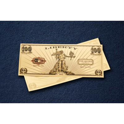 St. Gaudens' Liberty - 24k Gold Bill - Mikä tahansa vuosi