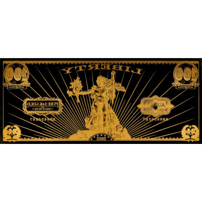 St. Gaudens' Liberty - 24k Gold Bill - Mikä tahansa vuosi