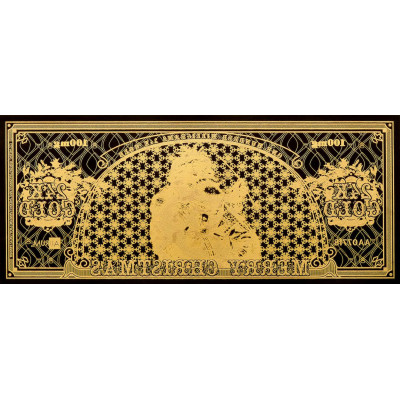 Santa Bucks Aurum - 24k kultainen seteli