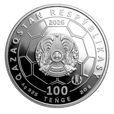 FIFA Jalkapallon MM 2026 - 20g - Hopeinen keräilykolikko