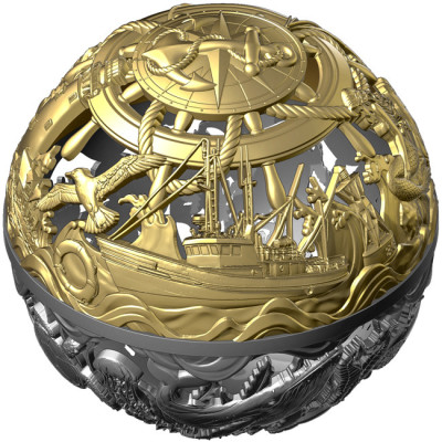 Sea & Surface - 2 Oz - Silver Collector Coin