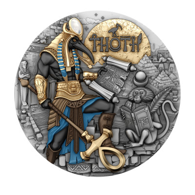 Thoth - 2 Oz - hopeinen keräilykolikko