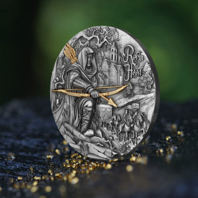 Robin Hood - 2 Oz - hopeinen keräilykolikko
