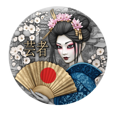 Geisha - 2 Oz - hopeinen keräilykolikko