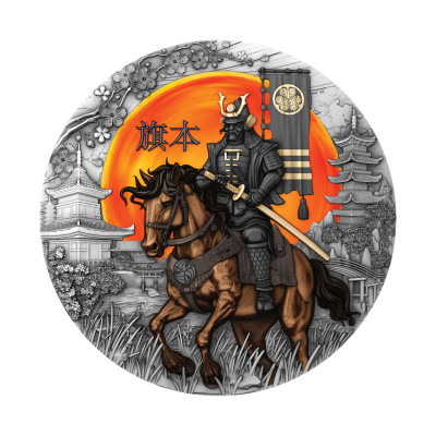 Hatamoto - 2 Oz - hopeinen keräilykolikko