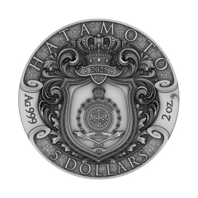 Hatamoto - 2 Oz - hopeinen keräilykolikko