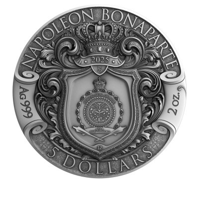 Napoleon Bonaparte - 2 Oz - hopeinen keräilykolikko