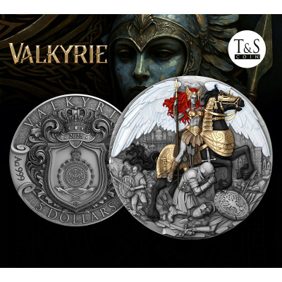Valkyrie - 2 Oz - hopeinen keräilykolikko