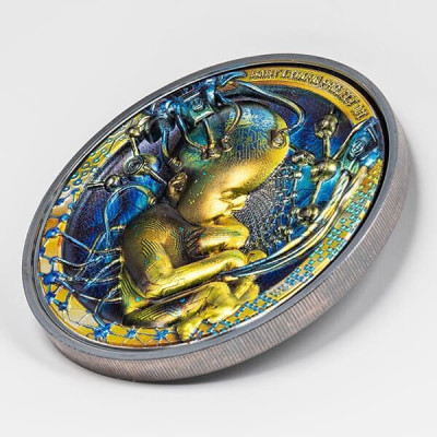 Baby Cyborg Revolution (2022) - 3 Oz - Silver Proof Collector Coin