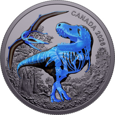 T-Rex (2026)  – 1 unssi – hopeinen keräilykolikko
