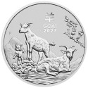 Lunar Goat (2027) – 1 unssi – hopeinen sijoituskolikko