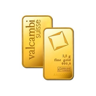 Valcambi 2,5 g - Investiční zlatý slitek