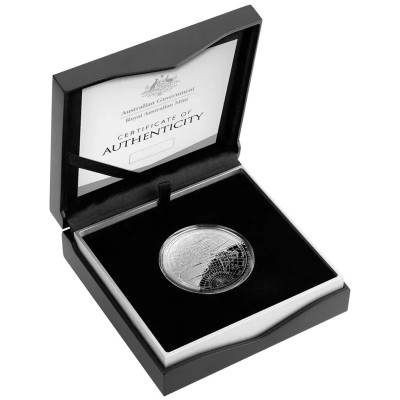 1626 Uusi maailmankartta – 1 unssi – hopeinen proof-keräilykolikko