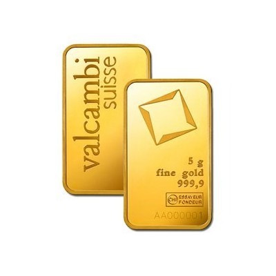 Valcambi 5 g - Investiční zlatý slitek