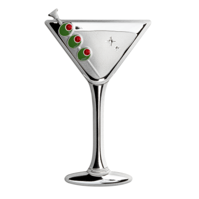 Martini (2023) – 10 g – hopeinen proof-keräilykolikko