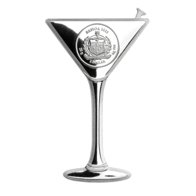 Martini (2023) – 10 g – hopeinen proof-keräilykolikko
