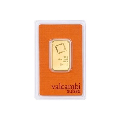Valcambi 20 g - Investiční zlatý slitek